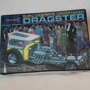 Polar Lights Carl Casper&#39;s Undertaker Dragster Plastic Model Kit 5014 New Sealed