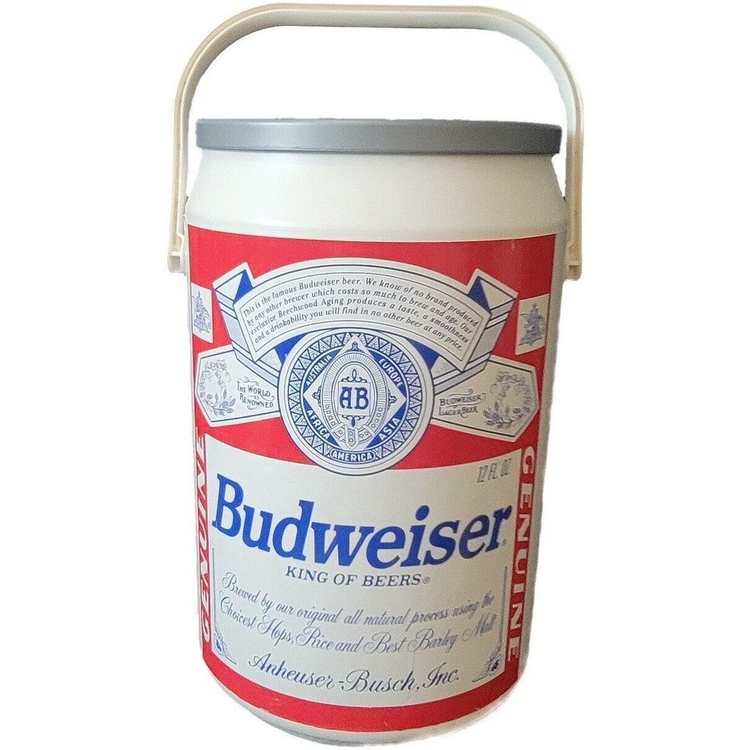 Vintage Budweiser Beer Cooler Bud Can Kooler Kraft 1997 1990s Etsy