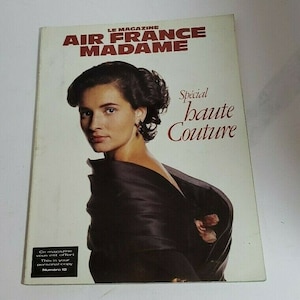 Air France Madame Magazine Special Haute Couture 12 1990 Ivana Trump