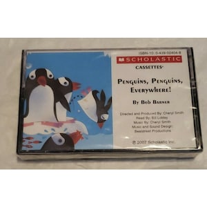 Penguins Penguins Everywhere Audio Cassette Tape Bob Barner Scholastic Books