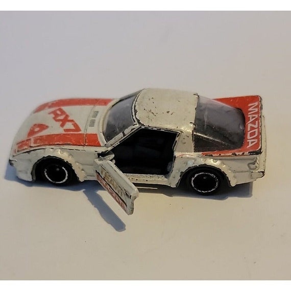トミカ マツダ サバンナ RX-7 レーシングカー 74 ホワイト オレンジ