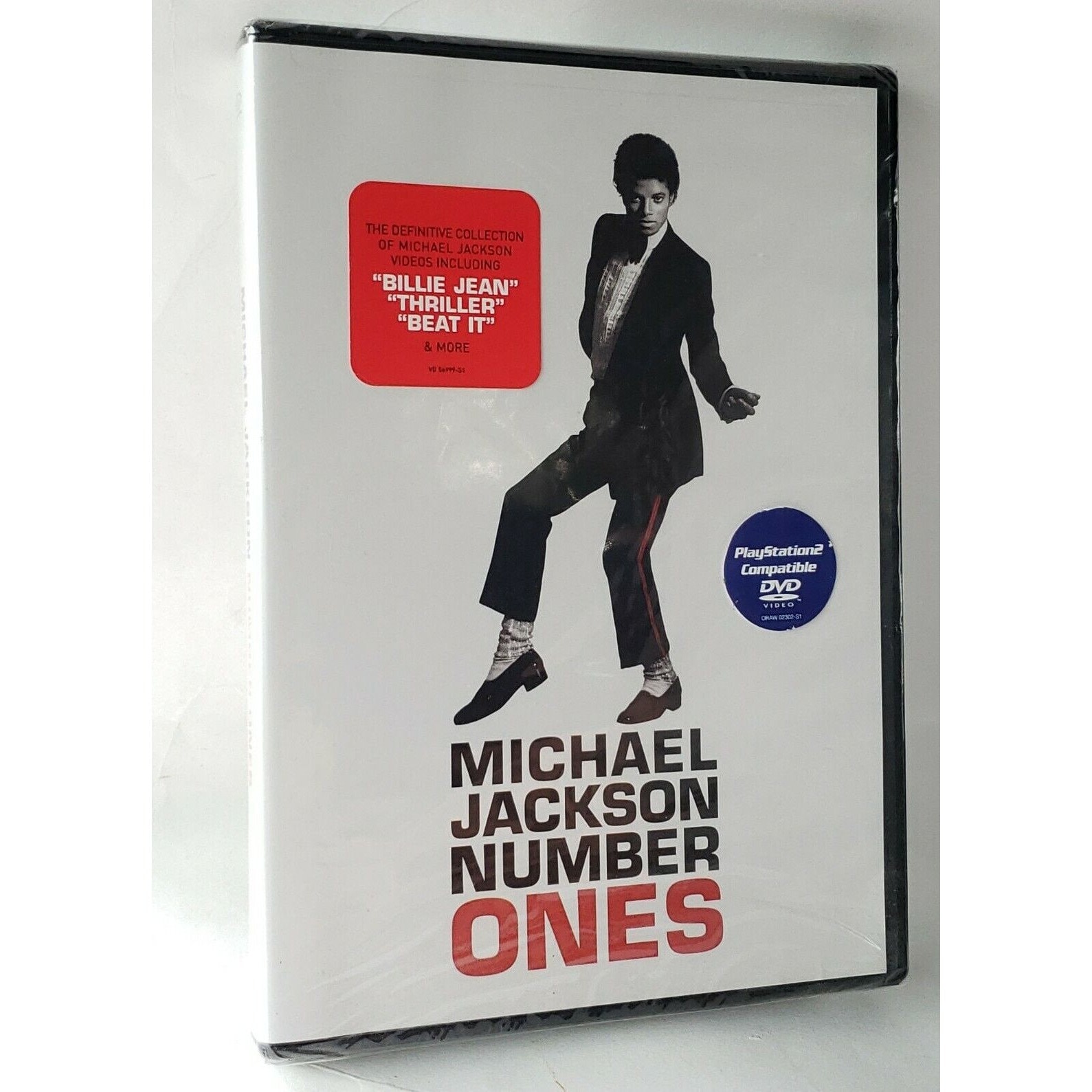 Michael Jackson Number Ones DVD Playstation 2 Compatible New