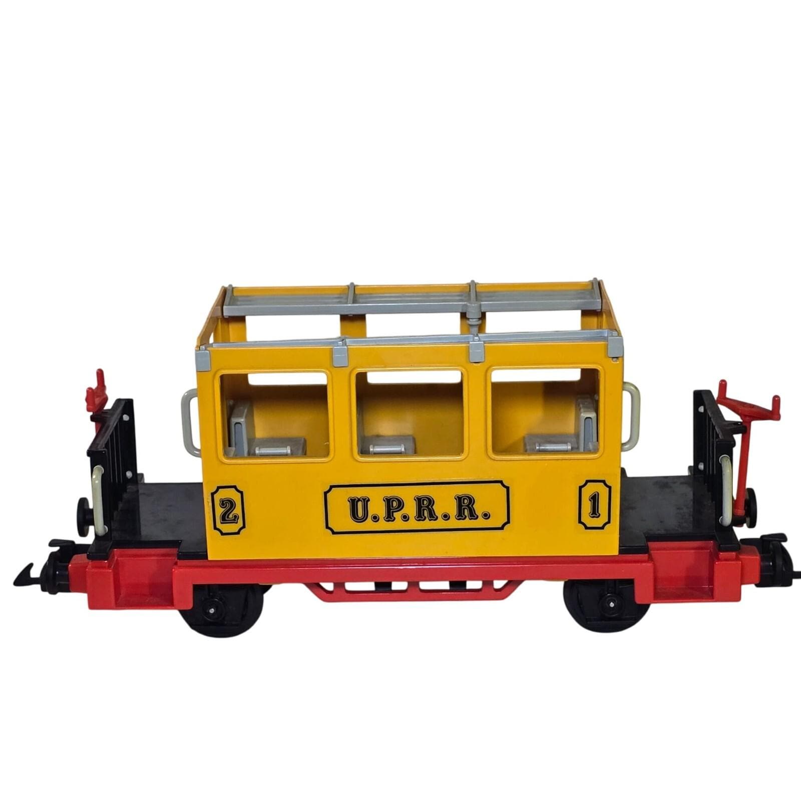 古いプレイモビル　客車列車セット Testing a vintage 1980s Playmobil train set - YouTube