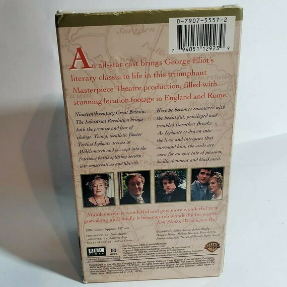 人気特価激安 VHS kaset Zestaw Middlemarch telewizyjny Serial WGBH BBC その他