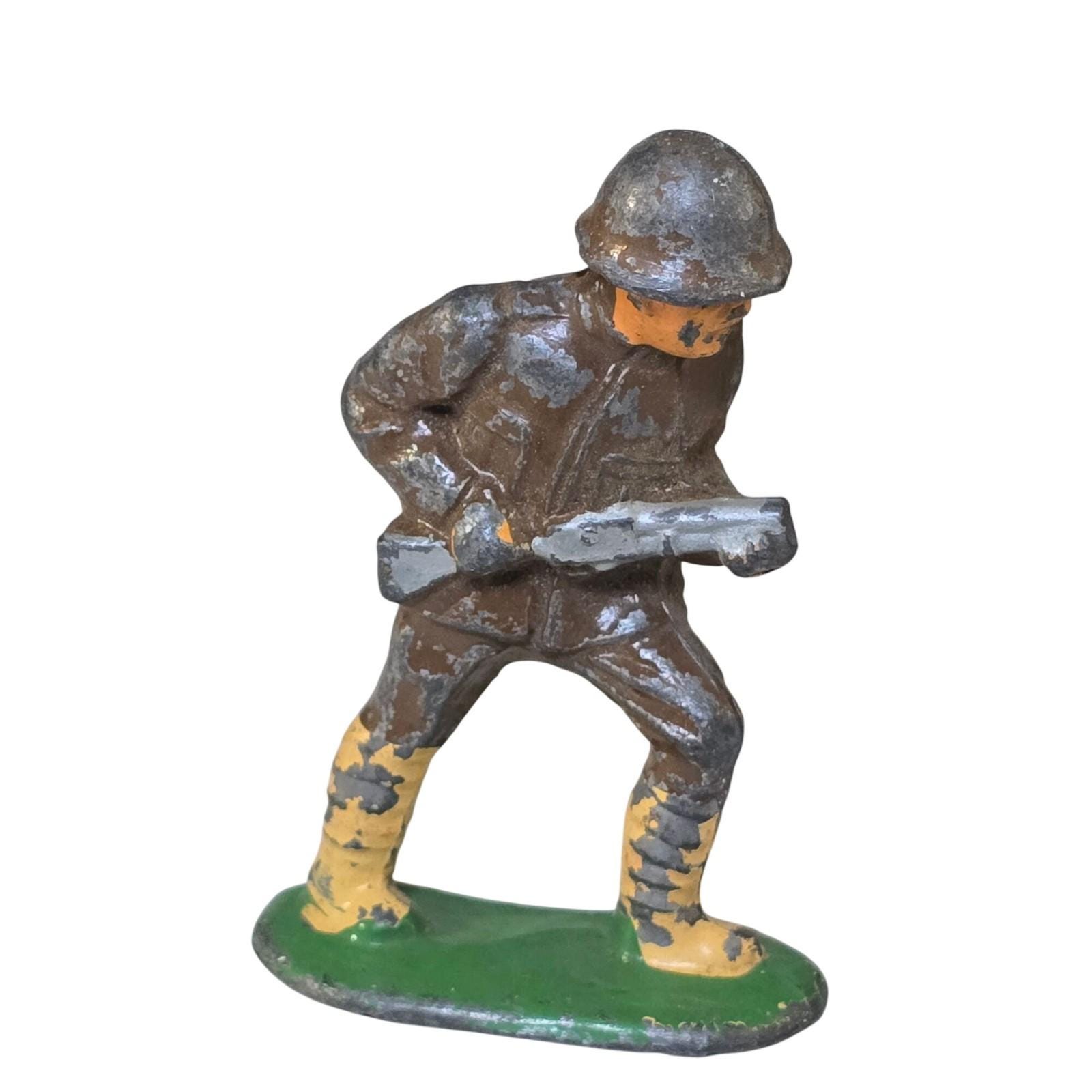 Barclay B43 Toy Soldier Japanese Charging With Rifle B 43 Vintage