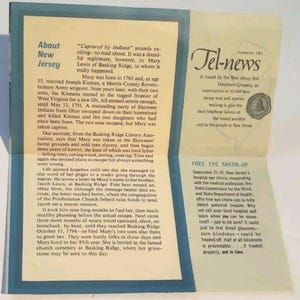 1960s New Jersey Bell Telephone Company Tel-news September 1961 NJ Ephemera