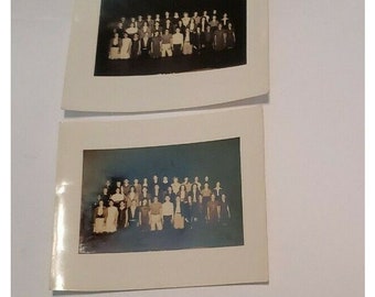 Vintage 1940s 1950s School Class Photos Photograph Teenager Gelatin Silver Print