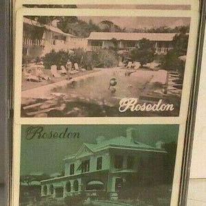 Rosedon, Bermudes, Souvenir, Cartes, Jouer, Bâtiment, Hôtel, Grande Maison, Piscine