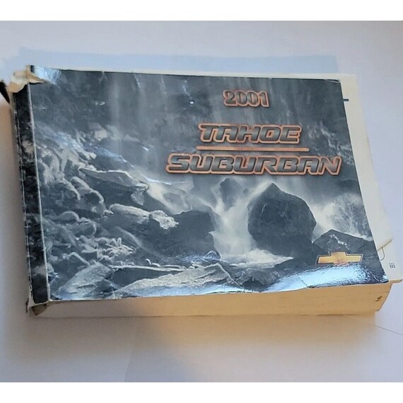 2001 シボレー タホ サバーバン オーナーズマニュアル ケース付き