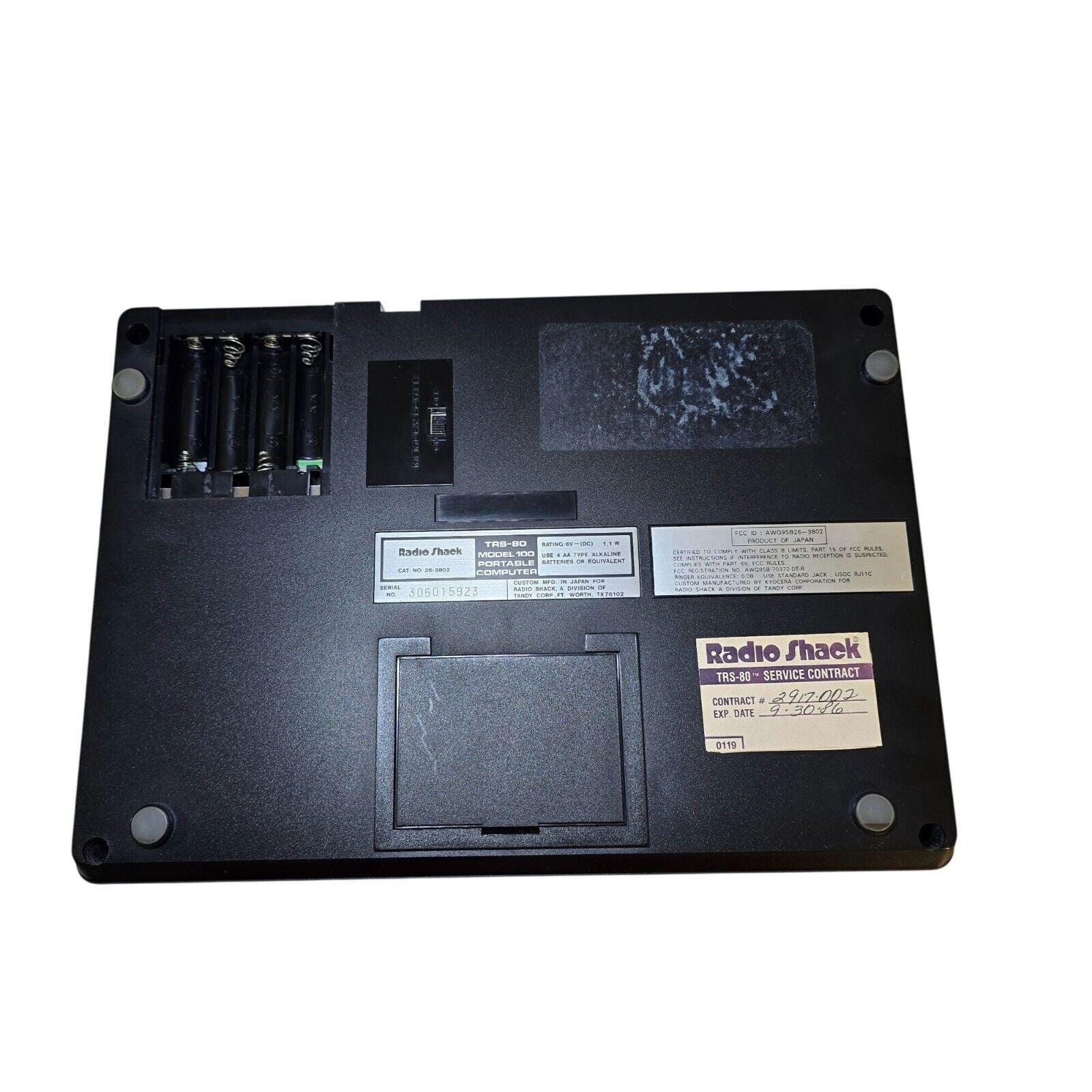 Radio Shack TRS-80 26-406 5¼インチ ディスク 10枚 Tandy Radio Shack PC-4 Pocket Computer w/ TRS-80 Cassette EXC Cond