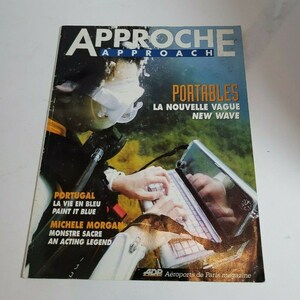 Approche Approach Magazine Aeroports de Paris Airport April 1993 Michelle Morgan