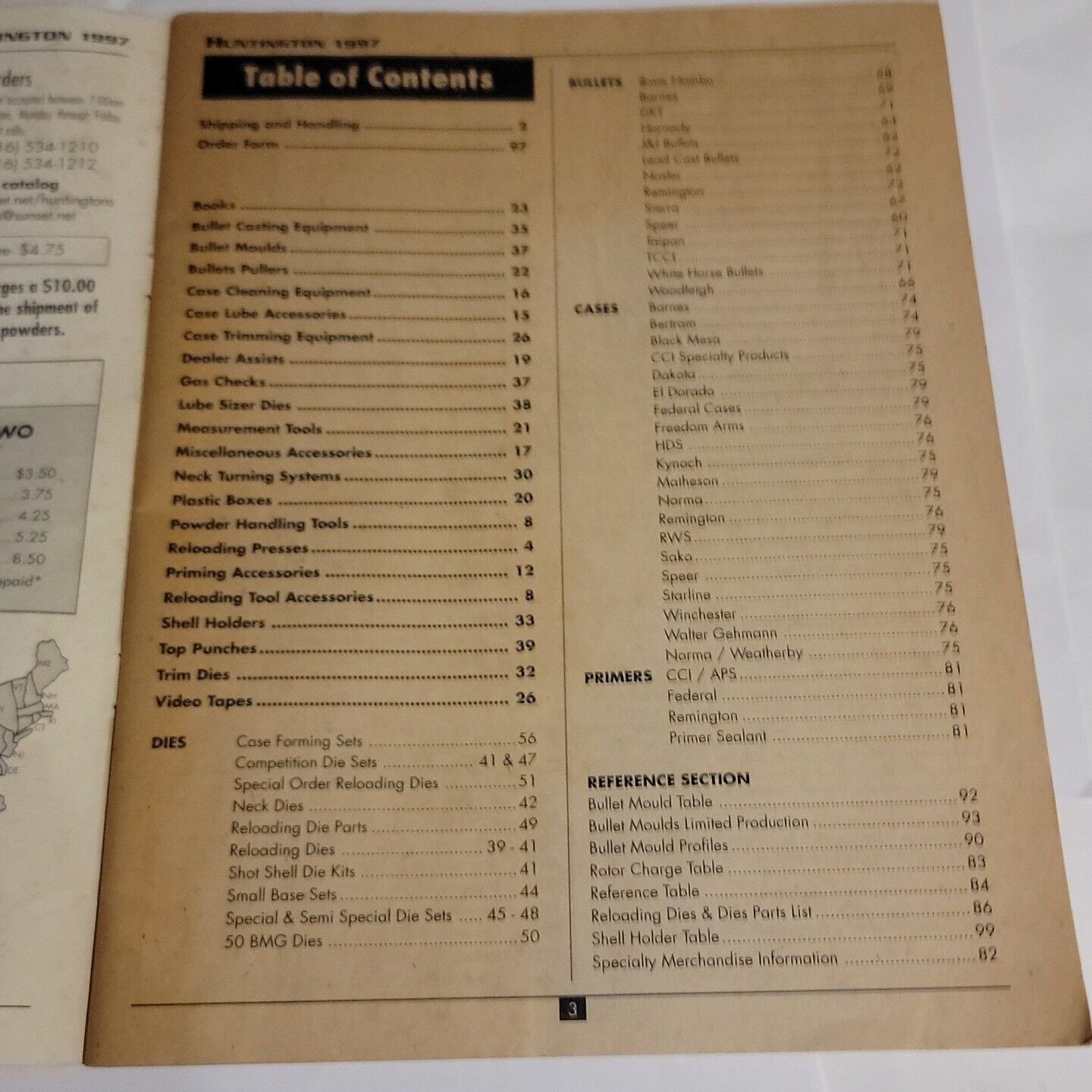 Huntington Reloading Products Catalog 1998 Ephemera Catalogue Etsy