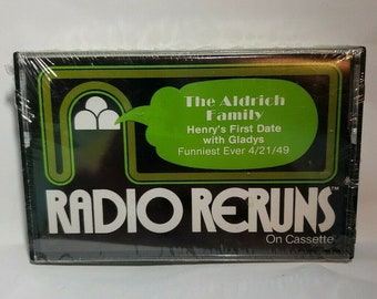 The Aldrich Family Henry es First Date with Gladys Radio Reruns Cassette Tape Neu