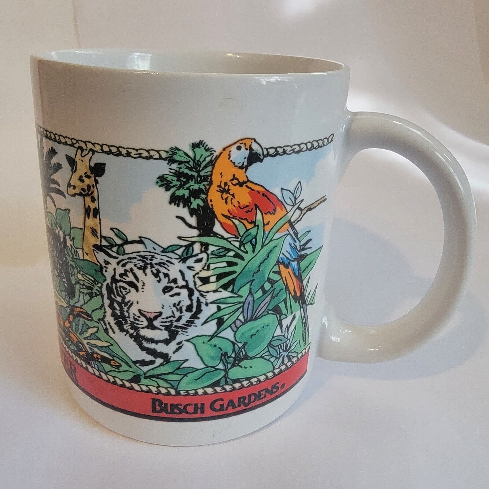 Busch Gardens Extinction is Forever Souvenir Coffee Mug Tea Cup