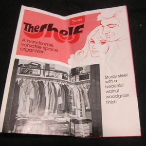 Vintage Sears Roebuck & Co Ad Brochure The Shelf 1970s Advertisement Ephemera