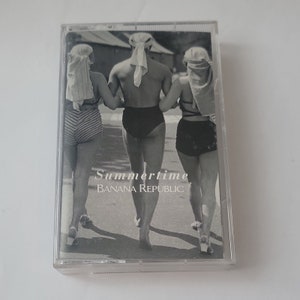 Summertime Banana Republic Cassette Tape 1996 Summer Music Compilation
