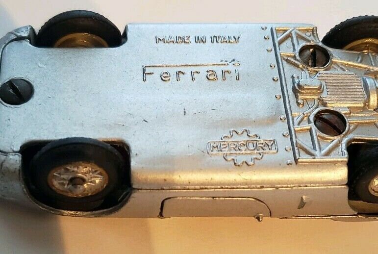 Vintage Mercury Toys Ferrari Silver With Driver 4 330P