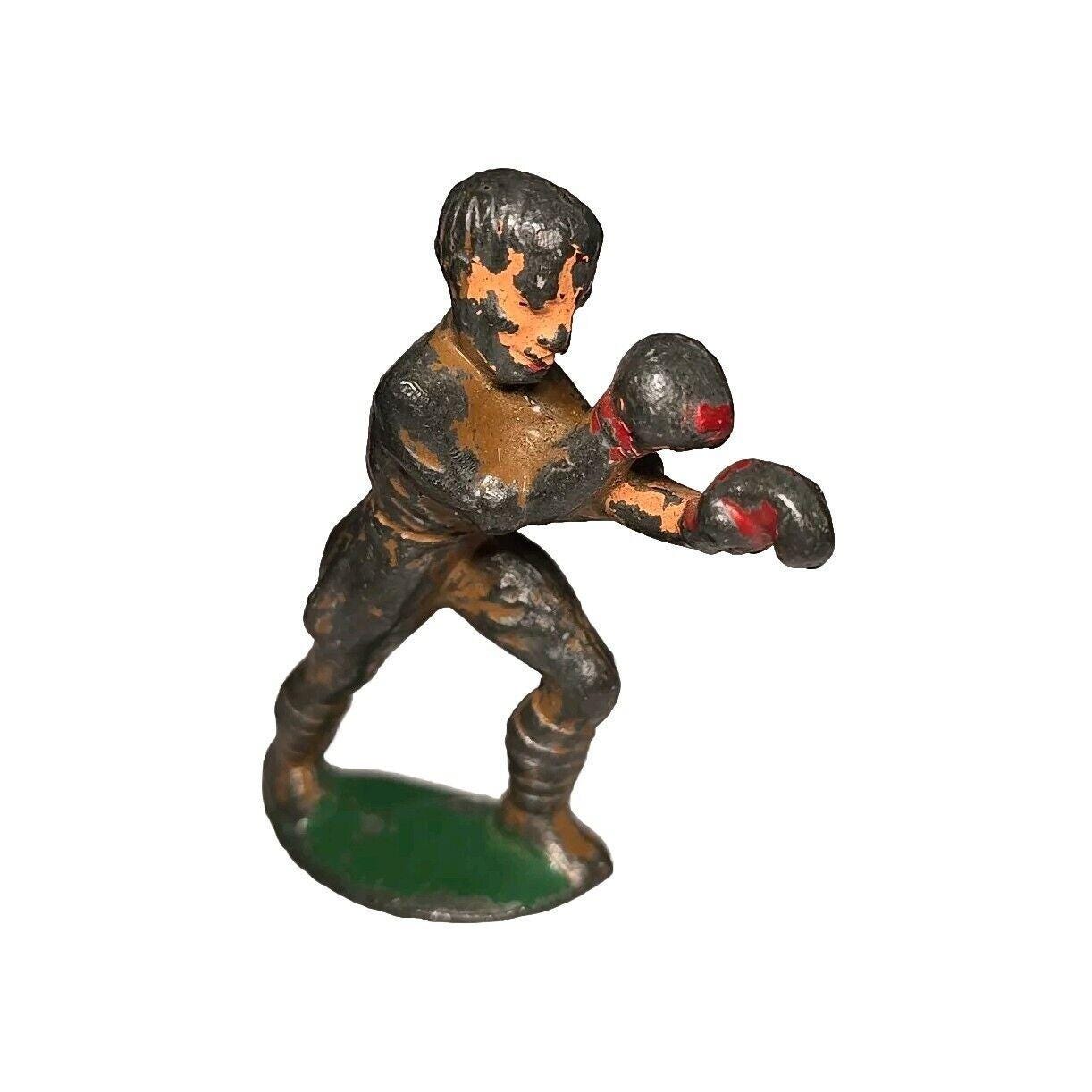 Figurine Soldat Métal Manoil #7 – Porte-drapeau, 2ème Version, Années 1930, état Excellent