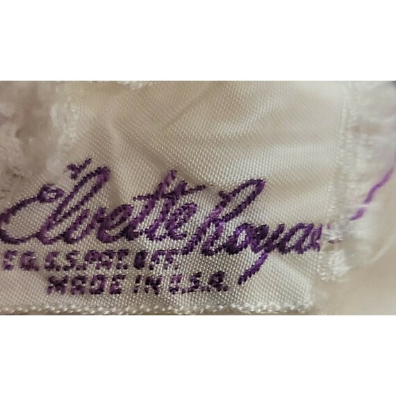 Vintage Elvette Royal Gloves 17" Off-White - image 7
