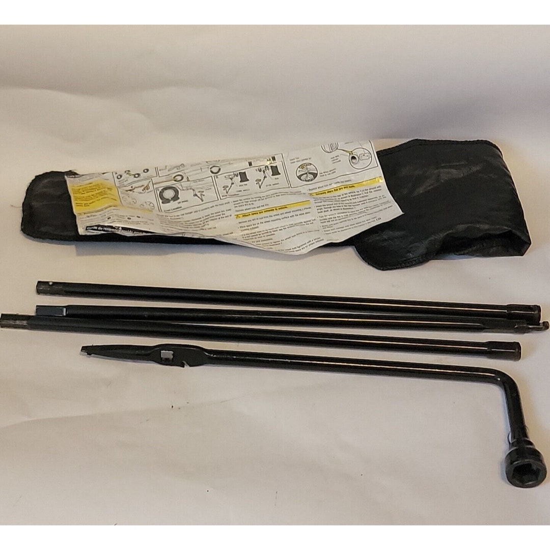 19961999 Chevy Suburban Tahoe Spare Tire Tool Kit Lug Wrench Set Used