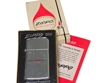 Moore McCormack Lines Zippo Lighter Slim Original Box Steamship Ocean Liner