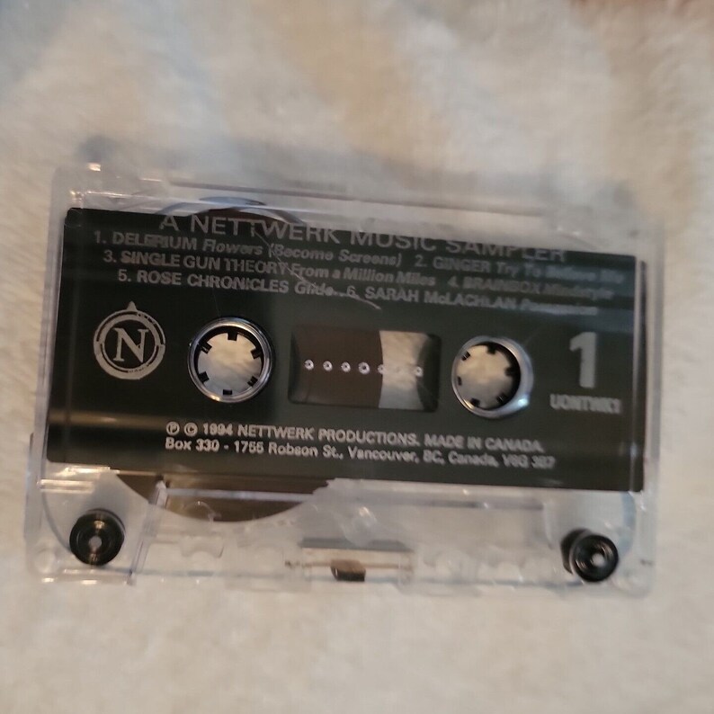 Nettwerk Music Sampler Cassette Tape Urban Outfitters 1994 1990s Brainbox image 9