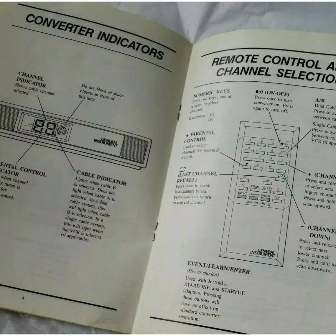 Vintage General Instrument Jerrold VI Cable Box Etsy