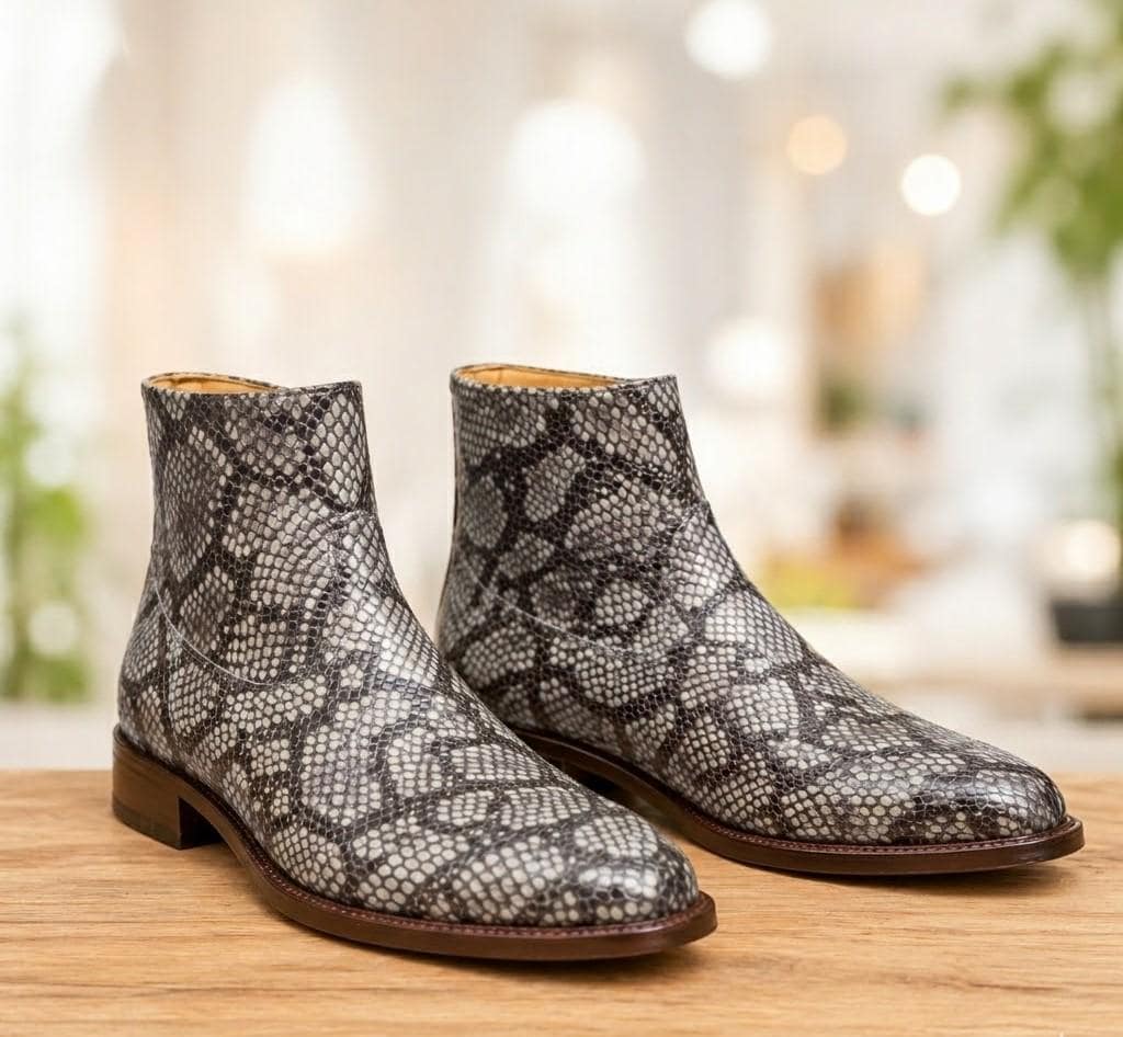 Python skin boots - Etsy 日本