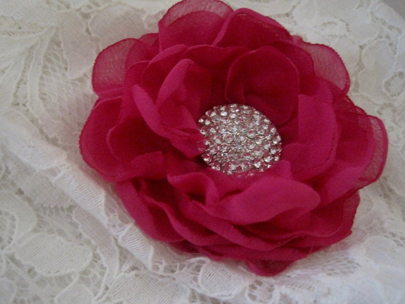 Corsage Magenta Fuchsia Wrist Corsage Hair Clip Bracelet Corsage Prom Corsage Homecoming Bracelet Corsage Flower Corsage Magenta Corsage