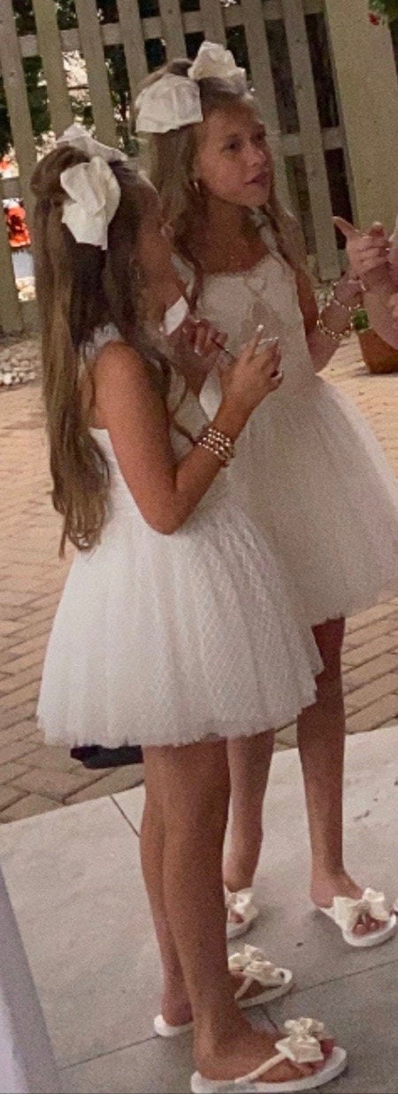 Flower girl flip flops 2025
