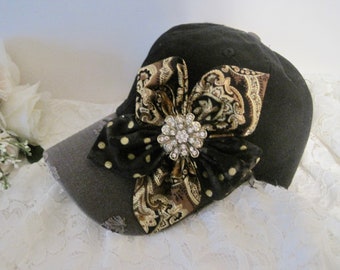 Trucker Hat Black Grey Two Tone Petal Flower Baseball Cap Trucker Vintage Trucker Petal Flower Cap Dads Hat Baseball Caps Petal Flower Hats