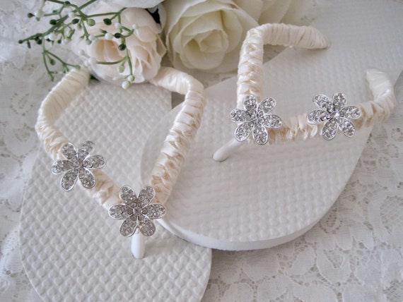 etsy bridal flip flops