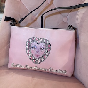 Borsa a tracolla rosa Clown Girl