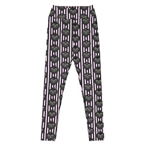 Goth Coquette Yoga Leggings