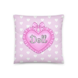 Pink doll Coquette Basic Pillow