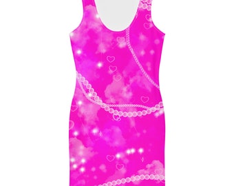 Vestido rosa intenso