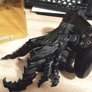 Dragon Controller Stand – 3D Printed Gaming Controller Holder for PS5 & Xbox, Gamer Desk Decor, Unique Gift for Gamers