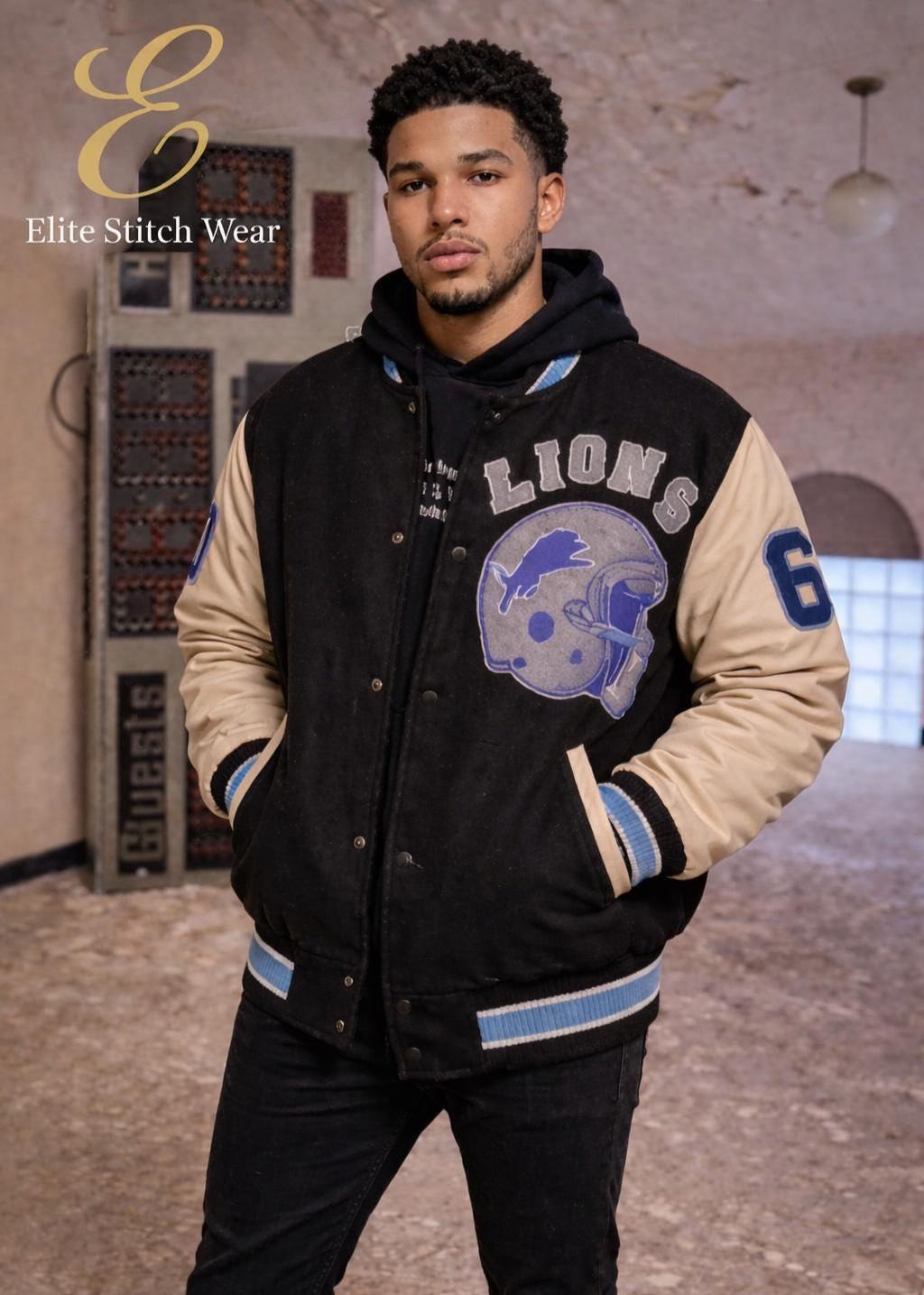 Detroit lions varsity jacket - Etsy 日本