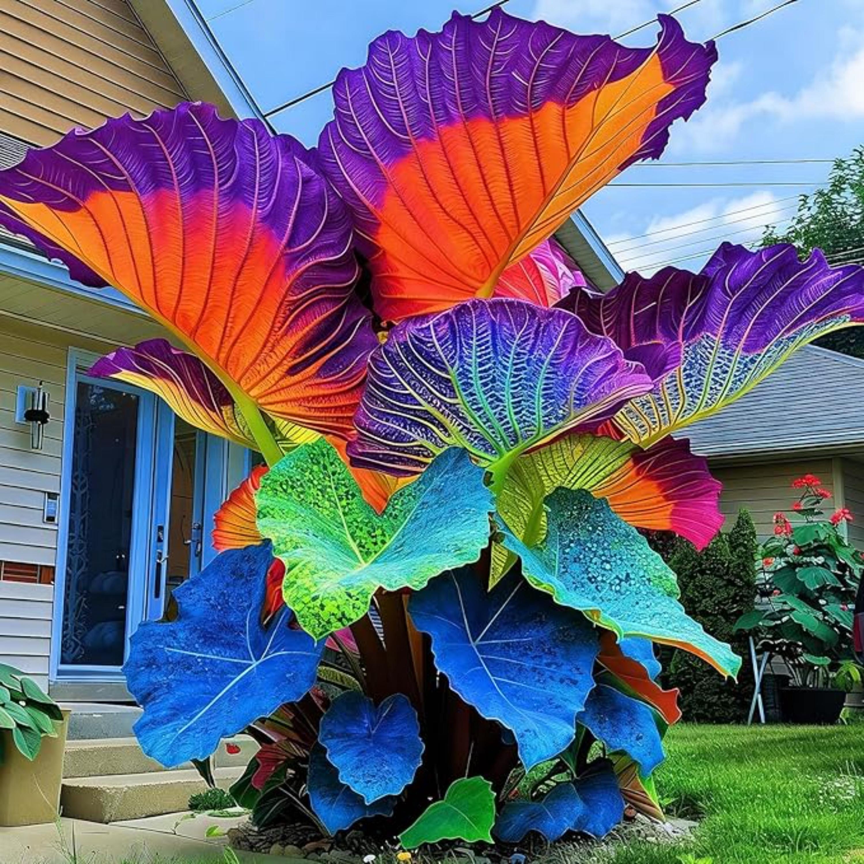 Purple elephant ears plant - Etsy.de