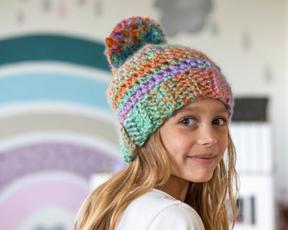 Crochet Pattern- Crochet Beanie- Crochet Pom Pom Hat  display picture 3