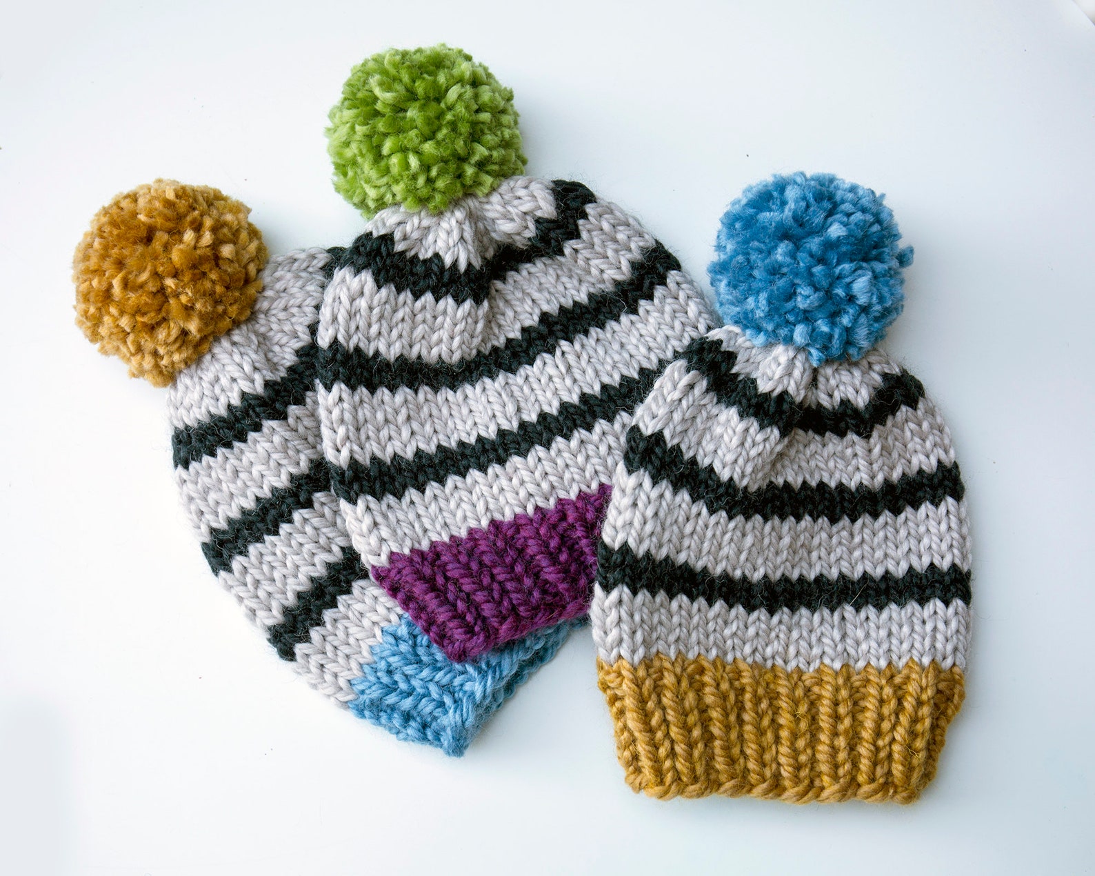 Pom Pom Hat Winter Hat Pom Pom Beanie Kids Hat Chunky Knit Etsy Denmark