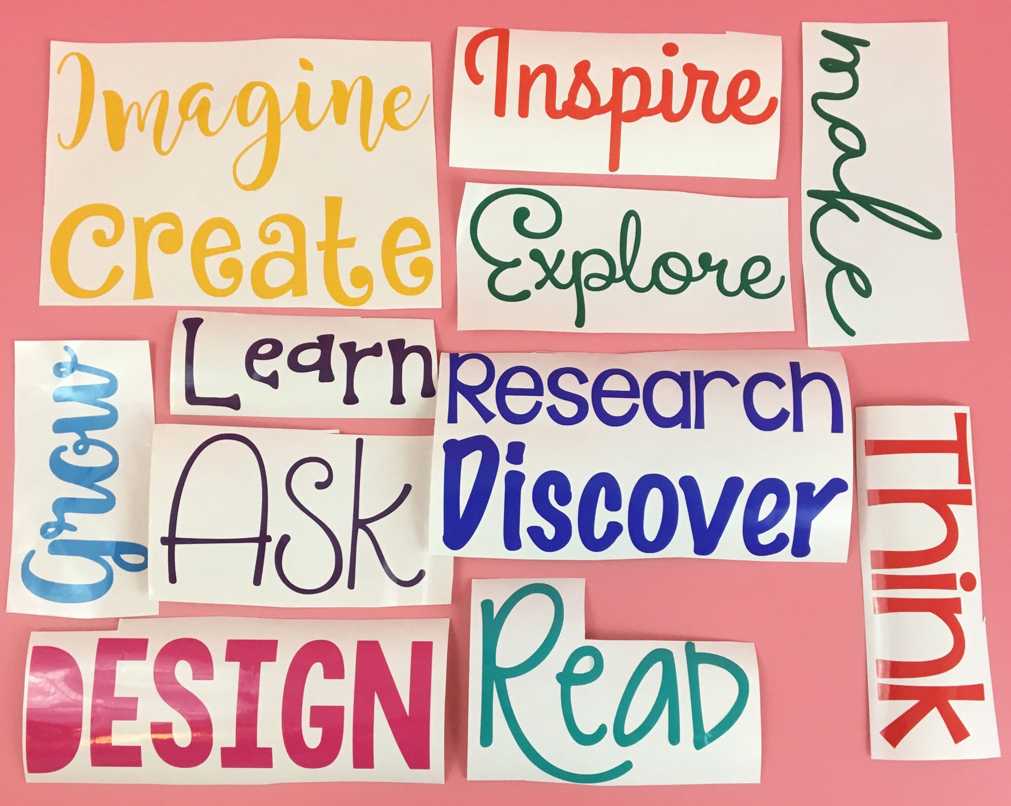 Word Decal Custom Name Sticker Personalized Vinyl Decals Etsy