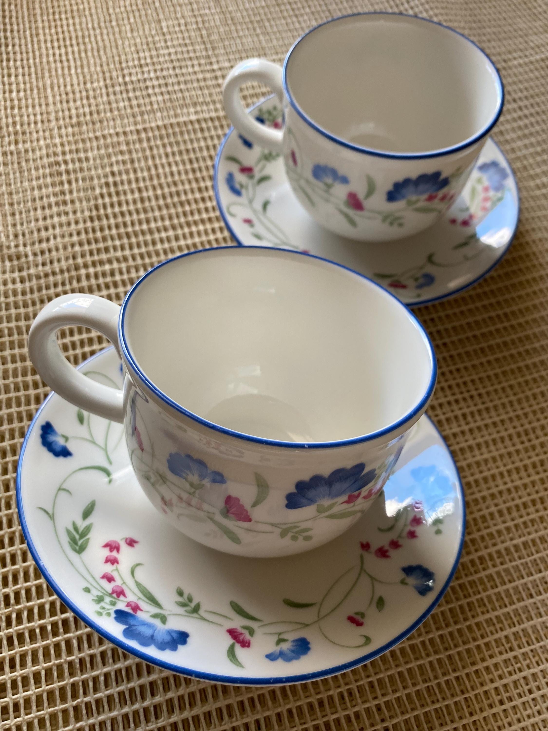 Set Di 6 Tazze In Porcellana Bone China Bianca – 284 Ml, Lavabili In Lavastoviglie E Microonde, Con Consegna Gratuita