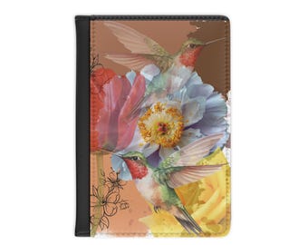 Hummingbird Passport Cover |  Travel ID