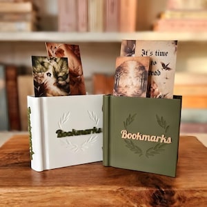 Buchförmige Lesezeichenhalter: Bibliothek Organizer - Wählen Sie Ihre Lieblingsfarbe