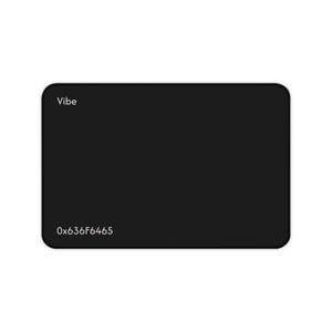 Black Desk Mat w/ "VibeCode" Logo | Mouse Pad + Desk Mat