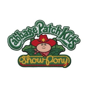 Cabbage Patch Kids Show Pony Cowboy Embroidered Patch – Western Rodeo Apparel