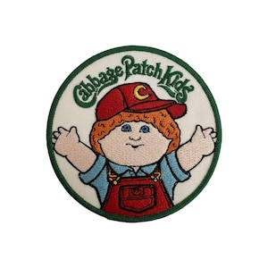 Vintage Cabbage Patch Kids Style Embroidered Patch