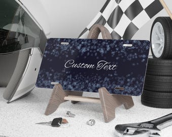 Custom Name Front Back License Plate |Personalized Vanity Plate Car Decor, Gift for Her