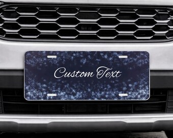Custom Name Front Back License Plate |Personalized Vanity Plate Car Decor, Gift for Her